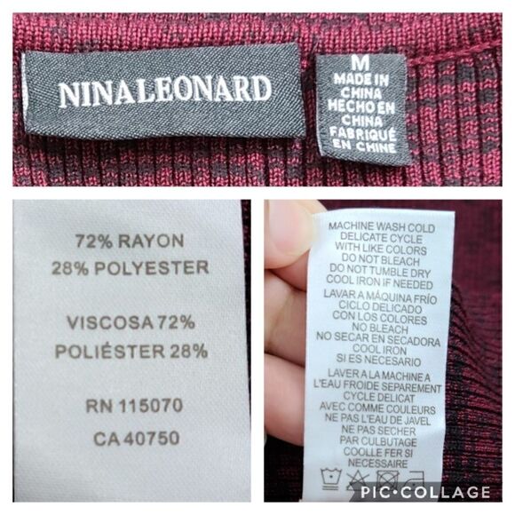 Nina Leonard Scoopneck Pleated Sleeve Shift Dress - Picture 13 of 15